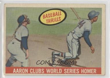 1959 Topps - [Base] #467 - Hank Aaron