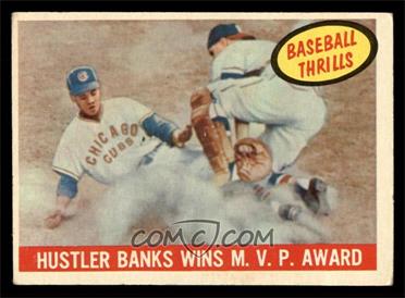 1959 Topps - [Base] #469 - Ernie Banks [VG EX]