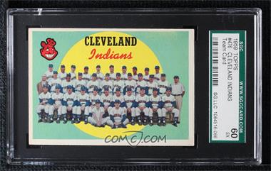 1959 Topps - [Base] #476 - Seventh Series Checklist - Cleveland Indians [SGC 60 EX 5]