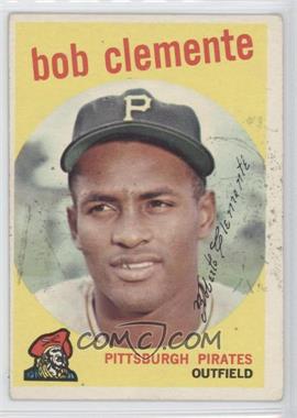 1959 Topps - [Base] #478 - Roberto Clemente (Called Bob On Card) [Good to VG‑EX]