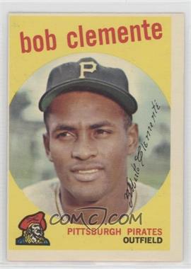 1959 Topps - [Base] #478 - Roberto Clemente (Called Bob On Card)