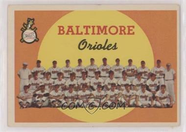 1959 Topps - [Base] #48 - First Series Checklist - Baltimore Orioles