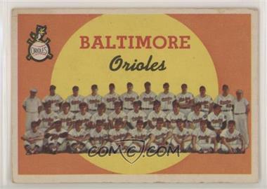1959 Topps - [Base] #48 - First Series Checklist - Baltimore Orioles