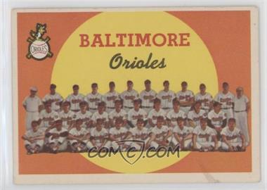 1959 Topps - [Base] #48 - First Series Checklist - Baltimore Orioles