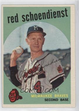 1959 Topps - [Base] #480 - Red Schoendienst