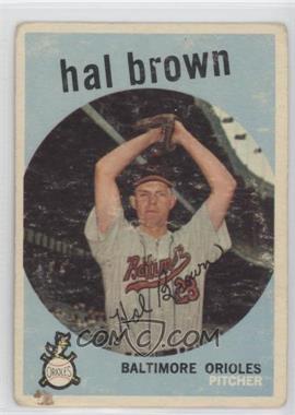 1959 Topps - [Base] #487 - Hal Brown [Poor to Fair]