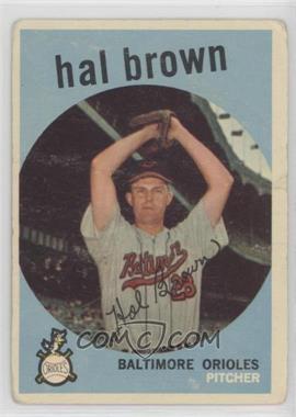 1959 Topps - [Base] #487 - Hal Brown [Poor to Fair]