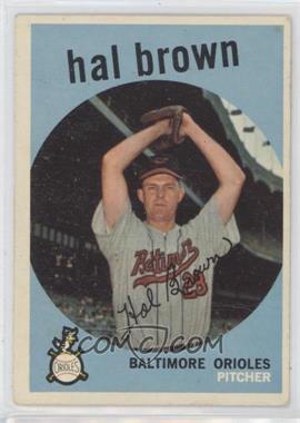 1959 Topps - [Base] #487 - Hal Brown [Good to VG‑EX]