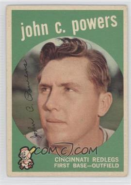 1959 Topps - [Base] #489 - John Powers [Good to VG‑EX]