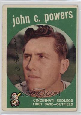 1959 Topps - [Base] #489 - John Powers [Poor to Fair]
