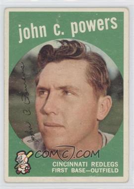 1959 Topps - [Base] #489 - John Powers [Good to VG‑EX]