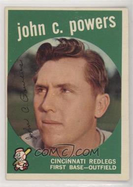 1959 Topps - [Base] #489 - John Powers