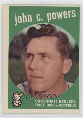 1959 Topps - [Base] #489 - John Powers