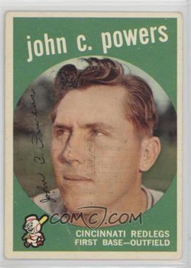 1959 Topps - [Base] #489 - John Powers [Good to VG‑EX]