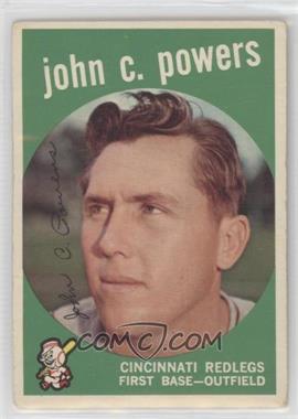 1959 Topps - [Base] #489 - John Powers