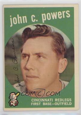 1959 Topps - [Base] #489 - John Powers