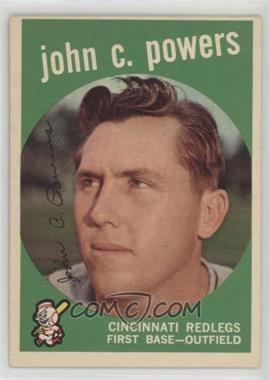 1959 Topps - [Base] #489 - John Powers [Poor to Fair]