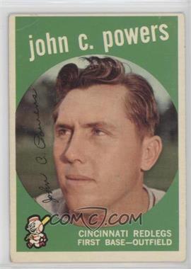 1959 Topps - [Base] #489 - John Powers [Poor to Fair]