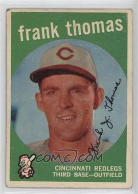 1959 Topps - [Base] #490 - Frank Thomas [Good to VG‑EX]