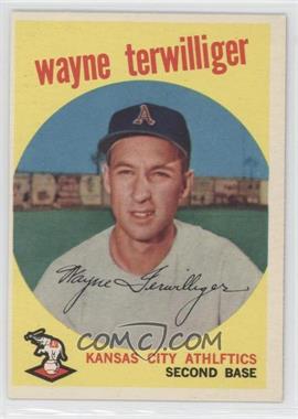 1959 Topps - [Base] #496 - Wayne Terwilliger (Athfltics on Front)