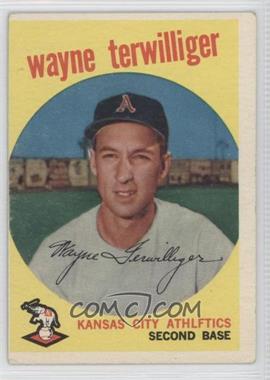 1959 Topps - [Base] #496 - Wayne Terwilliger (Athfltics on Front) [Good to VG‑EX]
