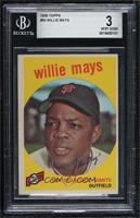 Willie Mays [BGS 3 VERY GOOD]