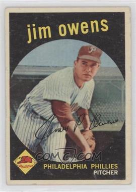 1959 Topps - [Base] #503 - Jim Owens