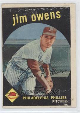 1959 Topps - [Base] #503 - Jim Owens [Good to VG‑EX]