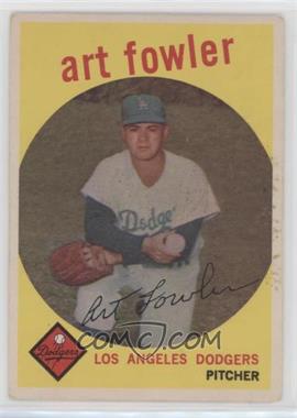 1959 Topps - [Base] #508 - High # - Art Fowler