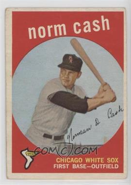 1959 Topps - [Base] #509 - High # - Norm Cash [Poor to Fair]