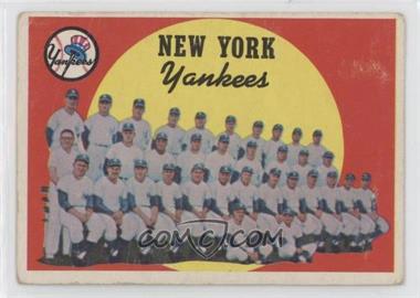 1959 Topps - [Base] #510 - High # - New York Yankees