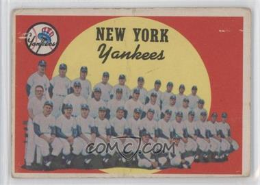 1959 Topps - [Base] #510 - High # - New York Yankees [Good to VG‑EX]