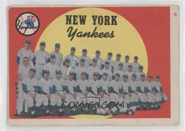 1959 Topps - [Base] #510 - High # - New York Yankees [Good to VG‑EX]