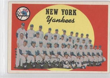 1959 Topps - [Base] #510 - High # - New York Yankees [COMC RCR Poor]