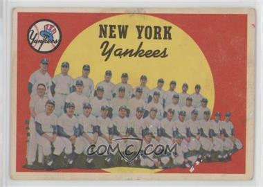 1959 Topps - [Base] #510 - High # - New York Yankees