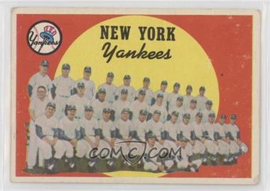 1959 Topps - [Base] #510 - High # - New York Yankees