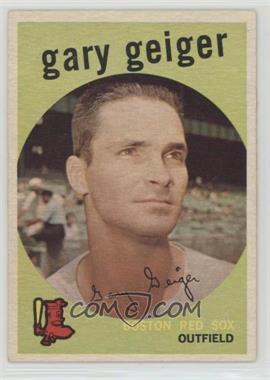 1959 Topps - [Base] #521 - High # - Gary Geiger [Good to VG‑EX]