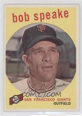 1959 Topps - [Base] #526 - High # - Bob Speake