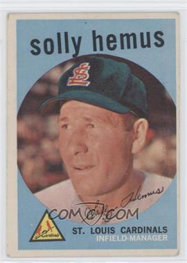 1959 Topps - [Base] #527 - High # - Solly Hemus