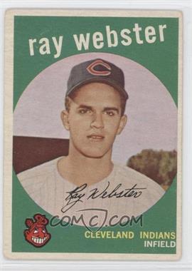 1959 Topps - [Base] #531 - High # - Ray Webster [Good to VG‑EX]