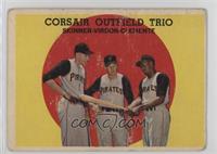 High # - Corsair Outfield Trio (Bob Skinner, Bill Virdon, Roberto Clemente) [Po…