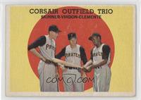 High # - Corsair Outfield Trio (Bob Skinner, Bill Virdon, Roberto Clemente) [Go…