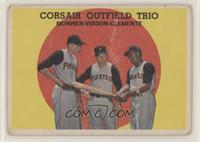 High # - Corsair Outfield Trio (Bob Skinner, Bill Virdon, Roberto Clemente) [Po…