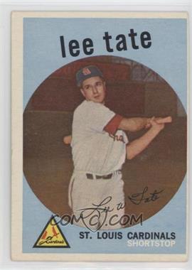 1959 Topps - [Base] #544 - High # - Lee Tate