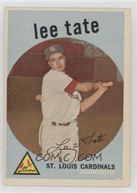 1959 Topps - [Base] #544 - High # - Lee Tate