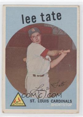 1959 Topps - [Base] #544 - High # - Lee Tate [Good to VG‑EX]