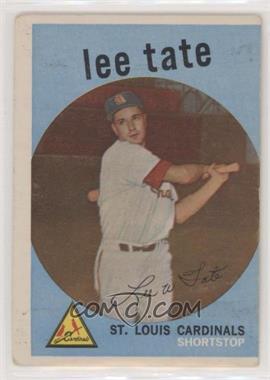 1959 Topps - [Base] #544 - High # - Lee Tate