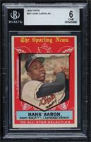 High # - Hank Aaron [BGS 6 EX‑MT]