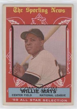 1959 Topps - [Base] #563 - High # - Willie Mays [Good to VG‑EX]