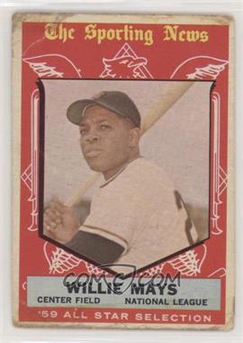 1959 Topps - [Base] #563 - High # - Willie Mays [Poor to Fair]